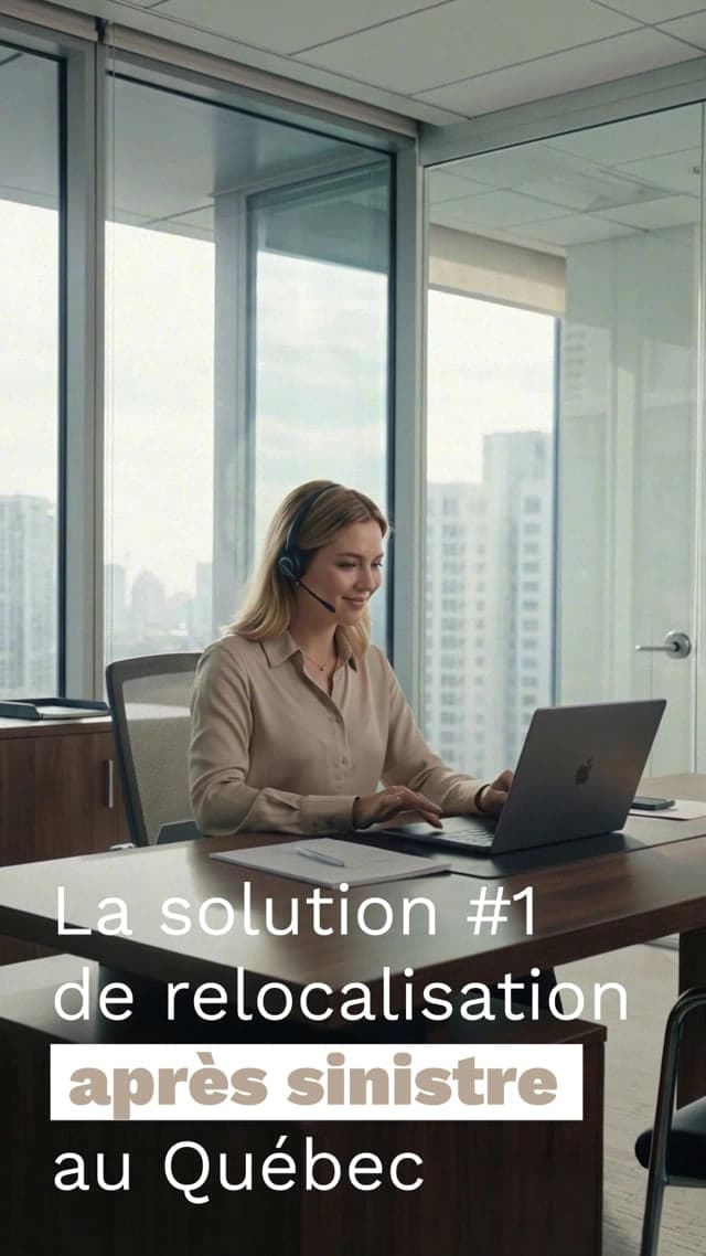 La solution #1 de relocalisation après sinistre au Québec
